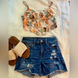 American eagle super stretch shorts